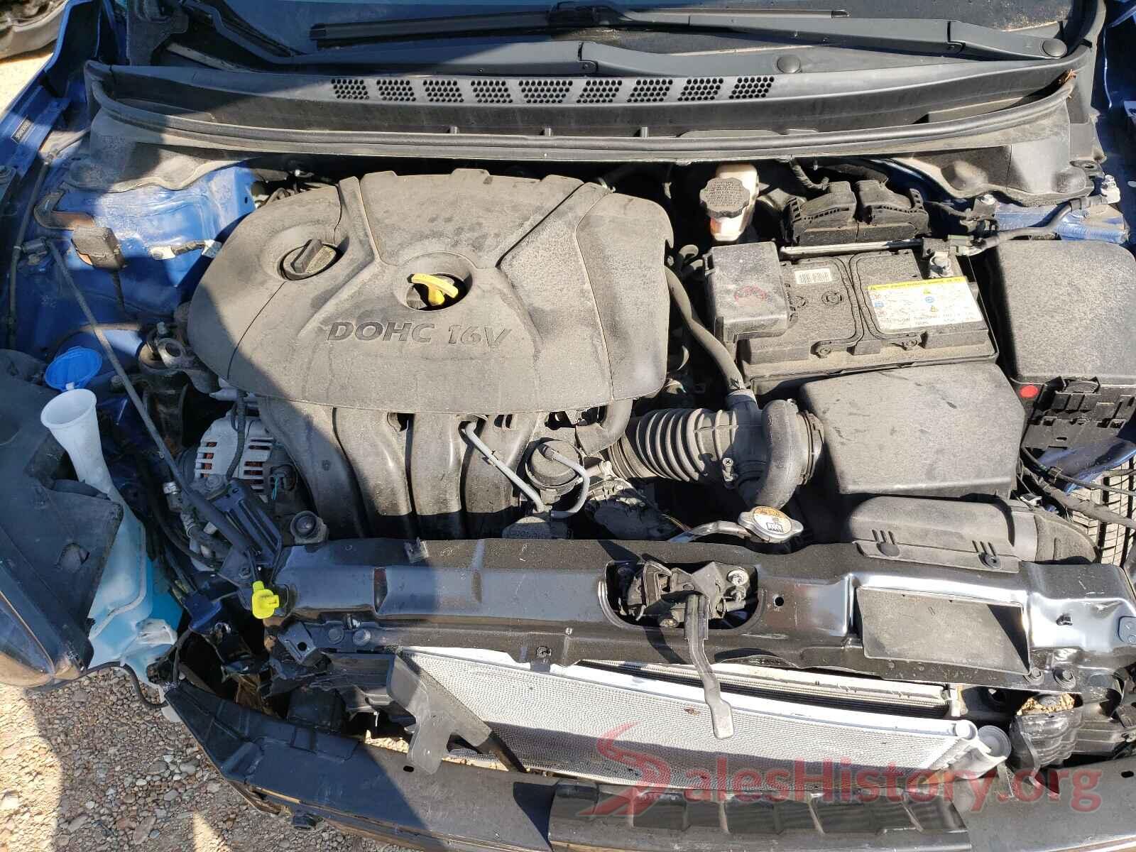 5NPDH4AE9GH652835 2016 HYUNDAI ELANTRA