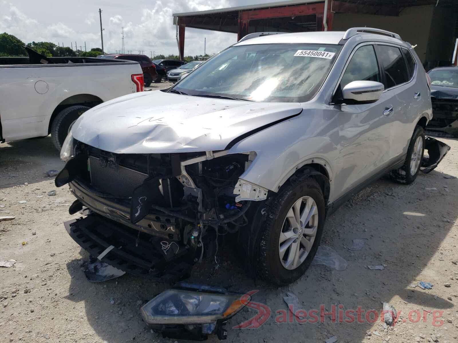 KNMAT2MT1GP648153 2016 NISSAN ROGUE