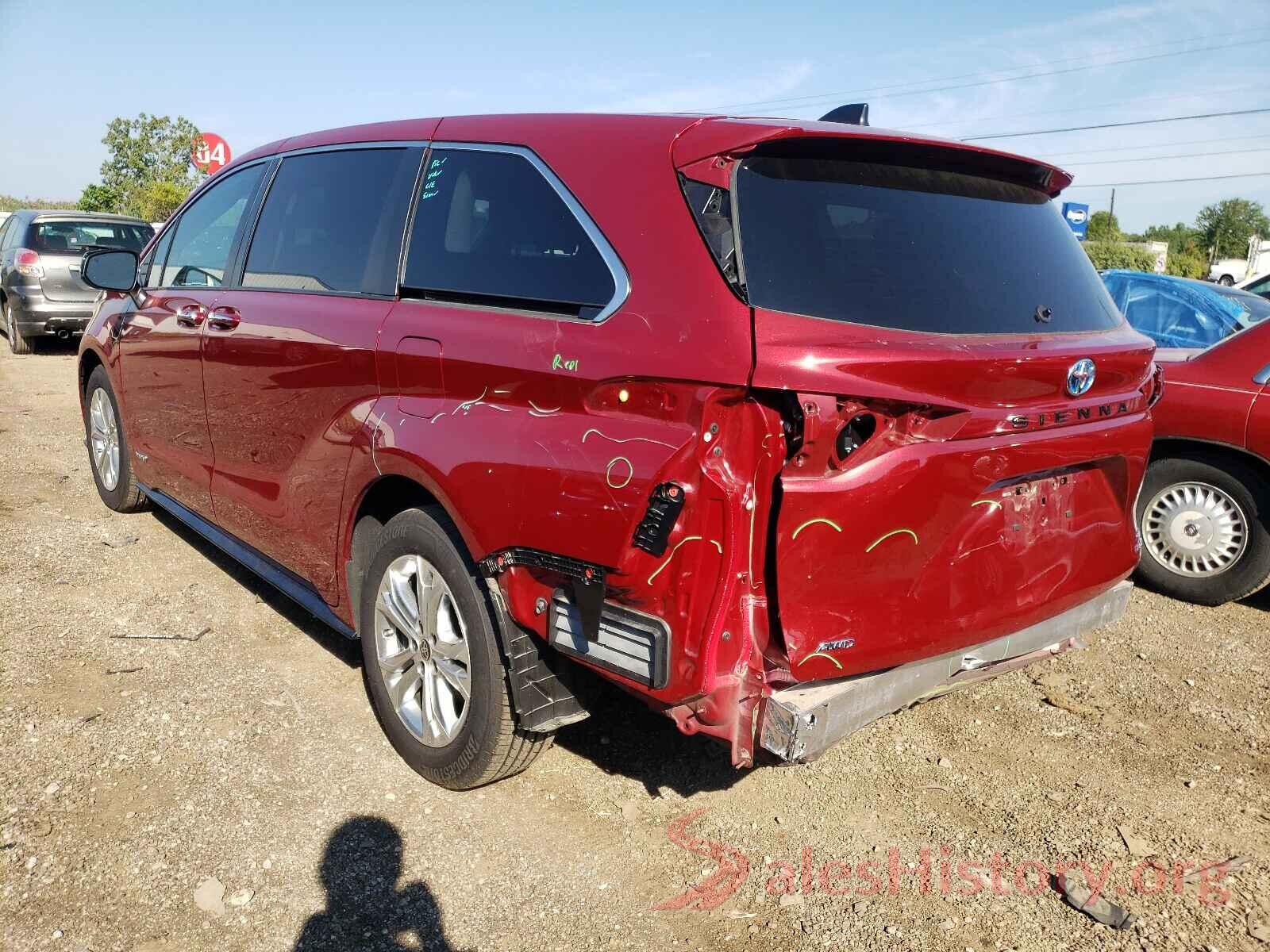 5TDXSKFC9MS007862 2021 TOYOTA SIENNA