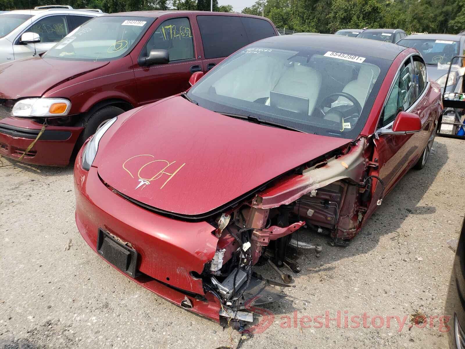 5YJ3E1EB4JF055357 2018 TESLA MODEL 3