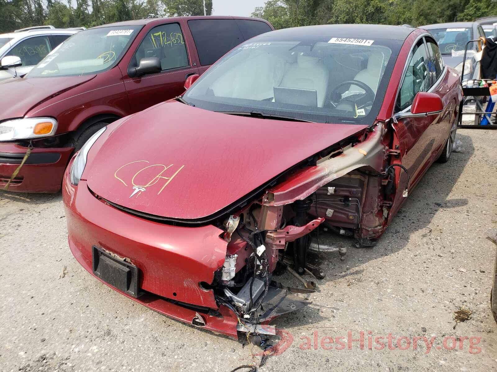 5YJ3E1EB4JF055357 2018 TESLA MODEL 3