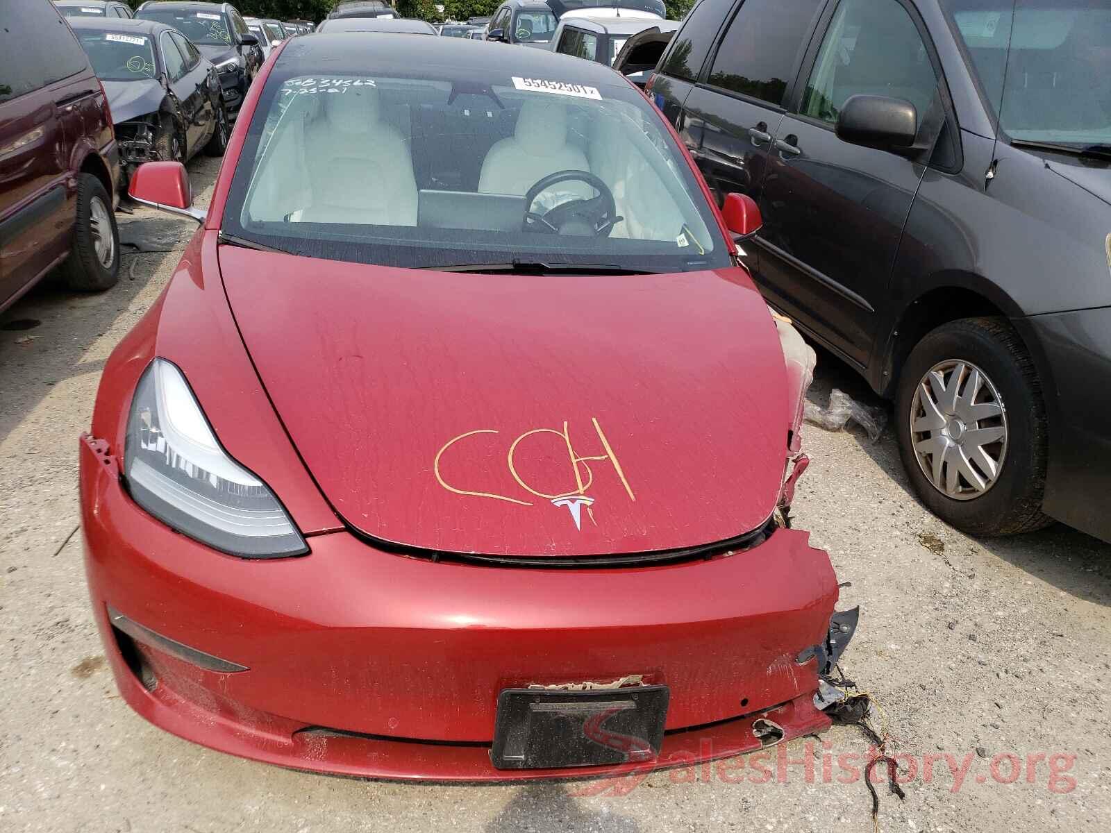 5YJ3E1EB4JF055357 2018 TESLA MODEL 3