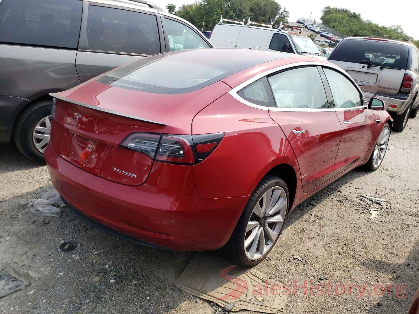 5YJ3E1EB4JF055357 2018 TESLA MODEL 3