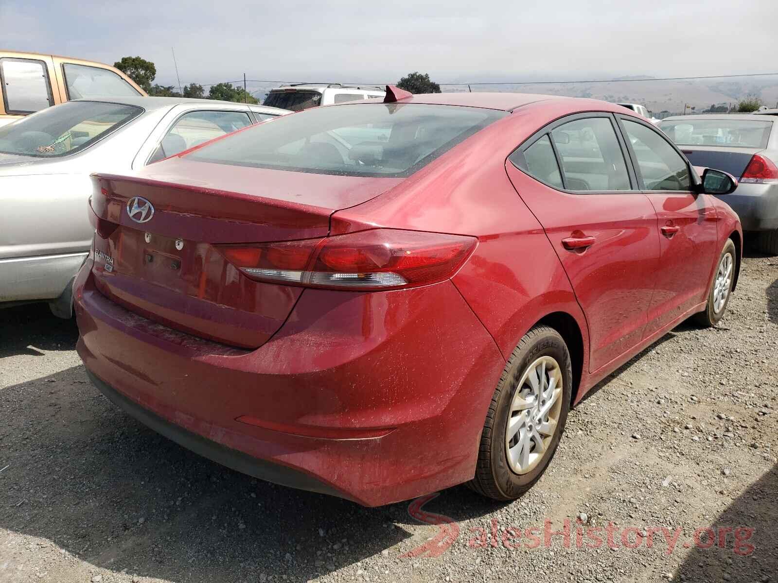 KMHD74LF5HU084580 2017 HYUNDAI ELANTRA