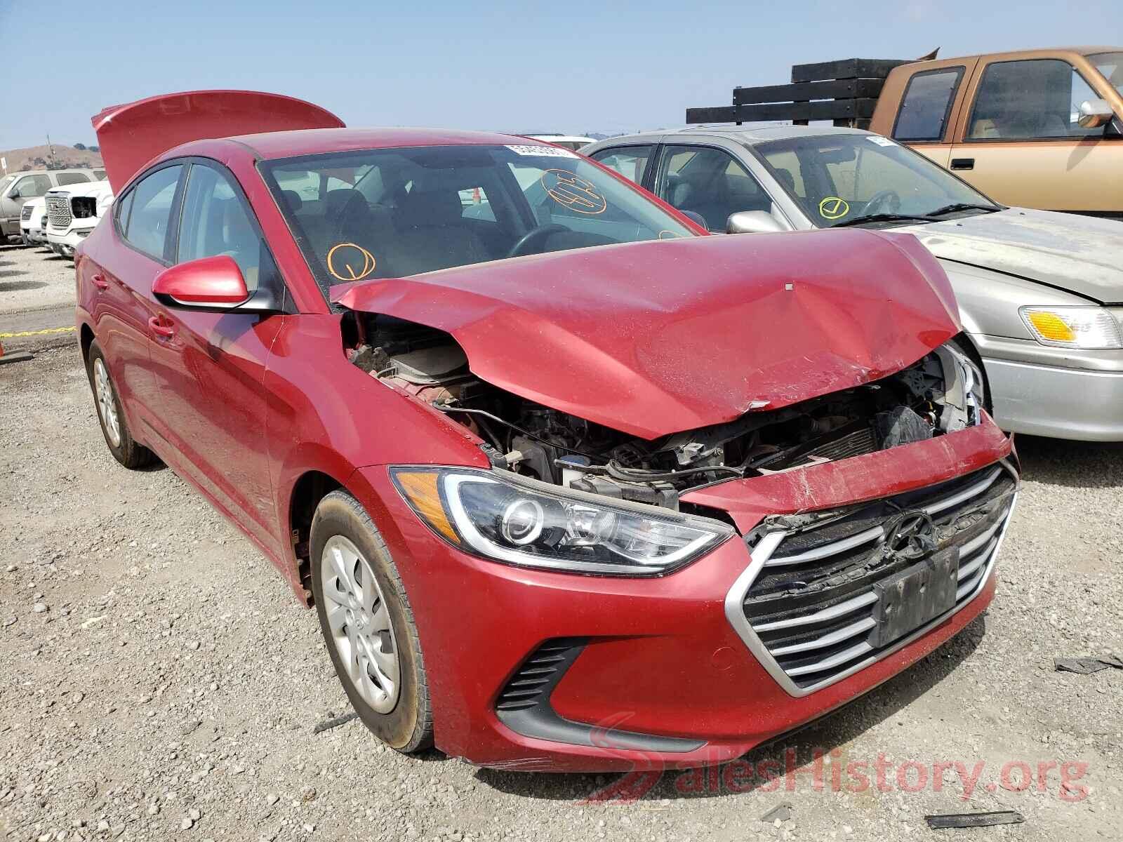 KMHD74LF5HU084580 2017 HYUNDAI ELANTRA