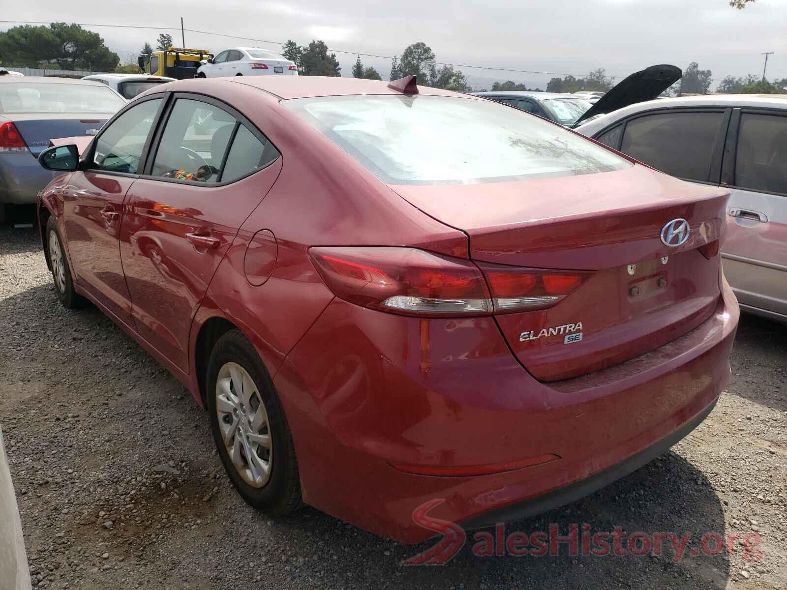 KMHD74LF5HU084580 2017 HYUNDAI ELANTRA