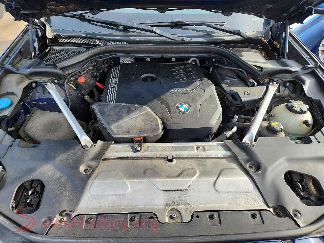 2020 BMW X3 VIN 5UXTY5C03LLT32823, wheel and tire