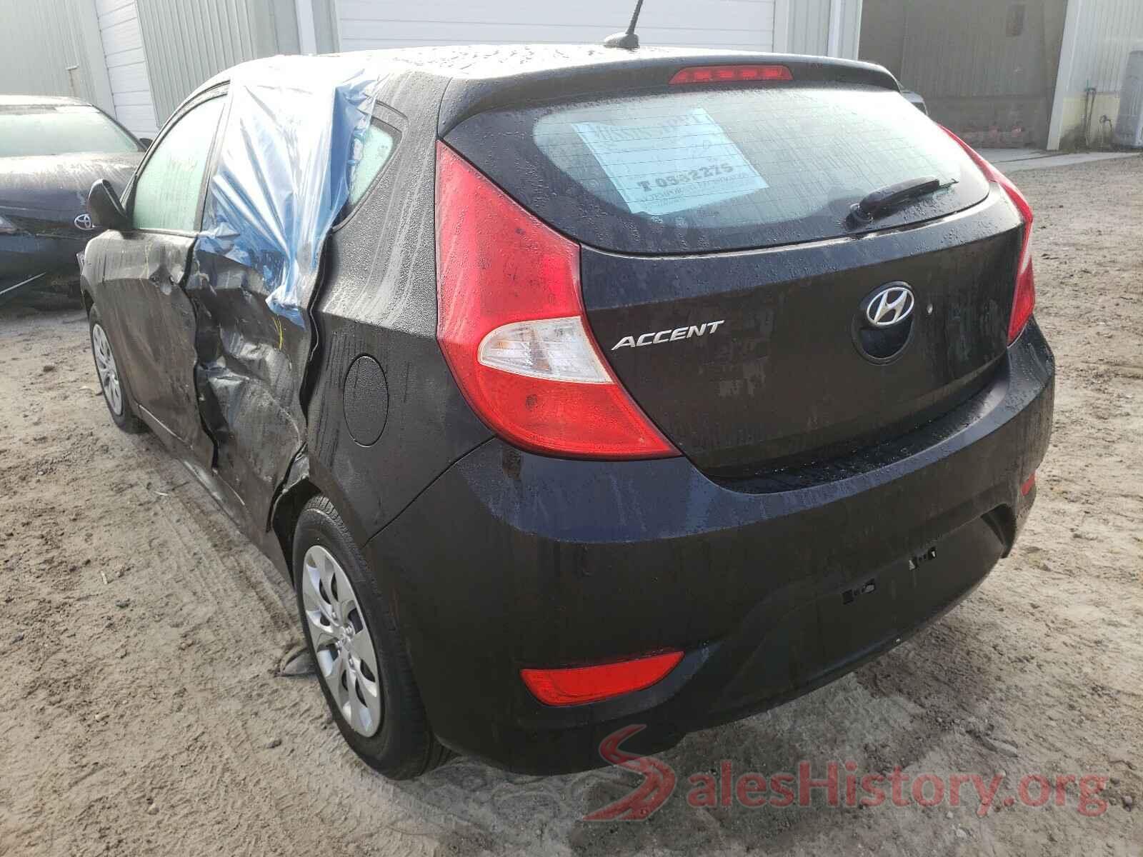 KMHCT5AE7HU354271 2017 HYUNDAI ACCENT