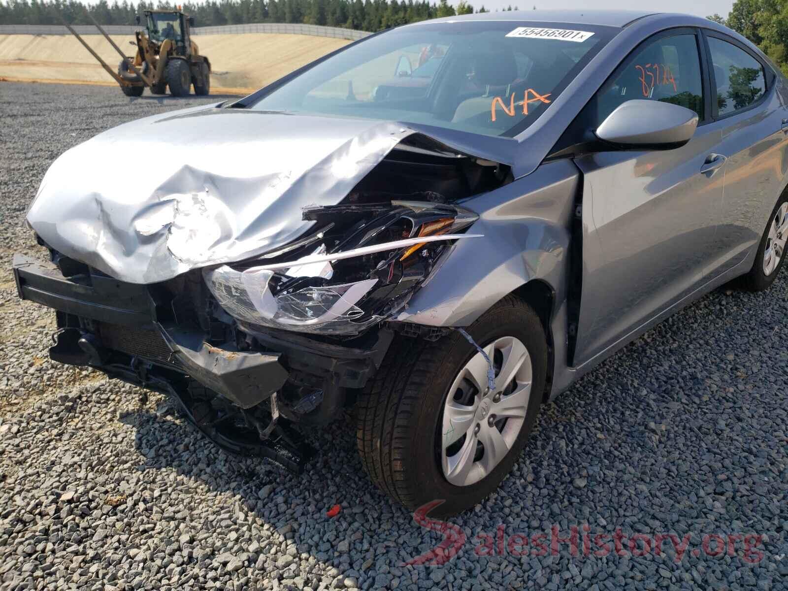 5NPDH4AE6GH703756 2016 HYUNDAI ELANTRA