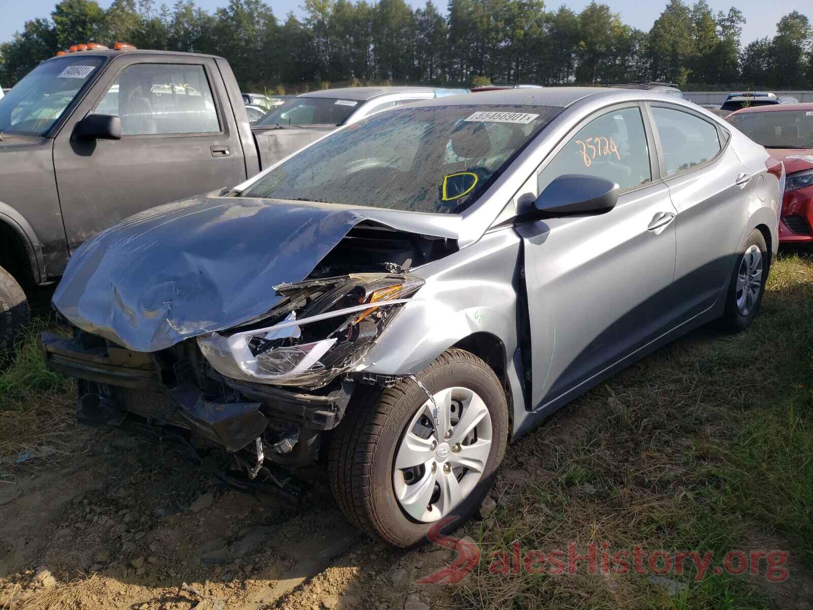 5NPDH4AE6GH703756 2016 HYUNDAI ELANTRA