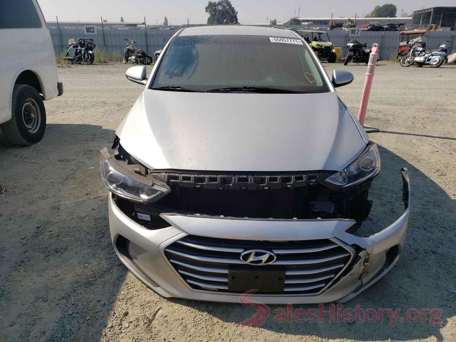 5NPD84LF6JH258884 2018 HYUNDAI ELANTRA