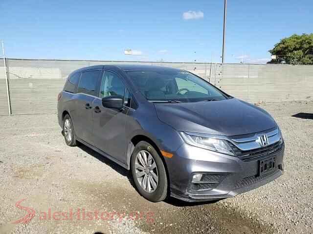 2018 HONDA ODYSSEY VIN 5FNRL6H28JB036111, damage close-up
