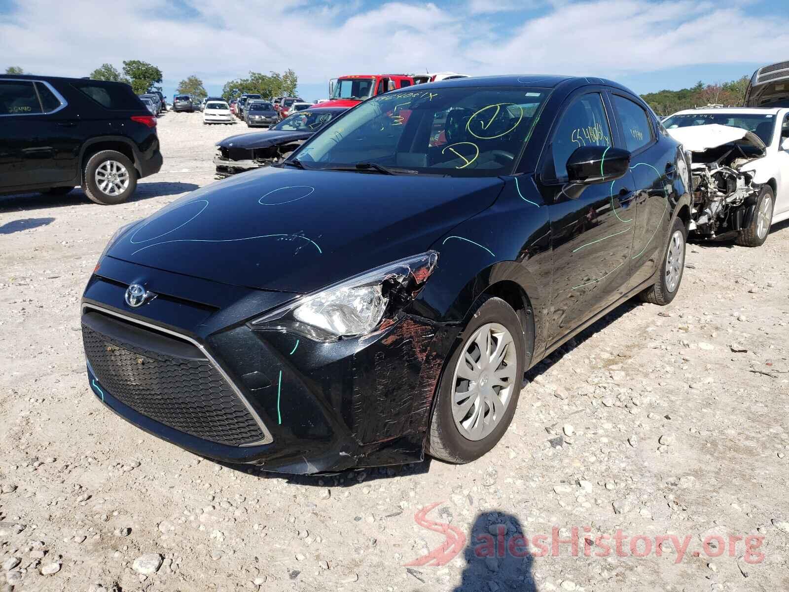 3MYDLBYV6KY526146 2019 TOYOTA YARIS