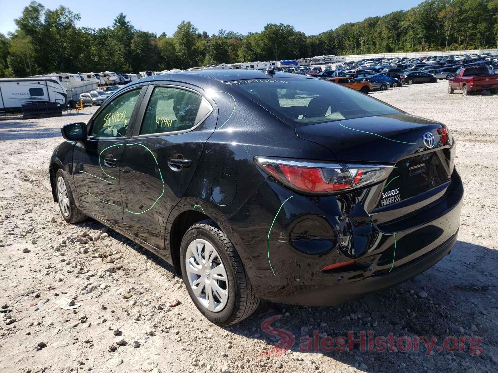 3MYDLBYV6KY526146 2019 TOYOTA YARIS