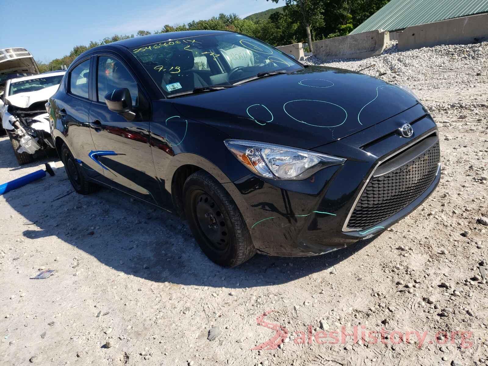 3MYDLBYV6KY526146 2019 TOYOTA YARIS