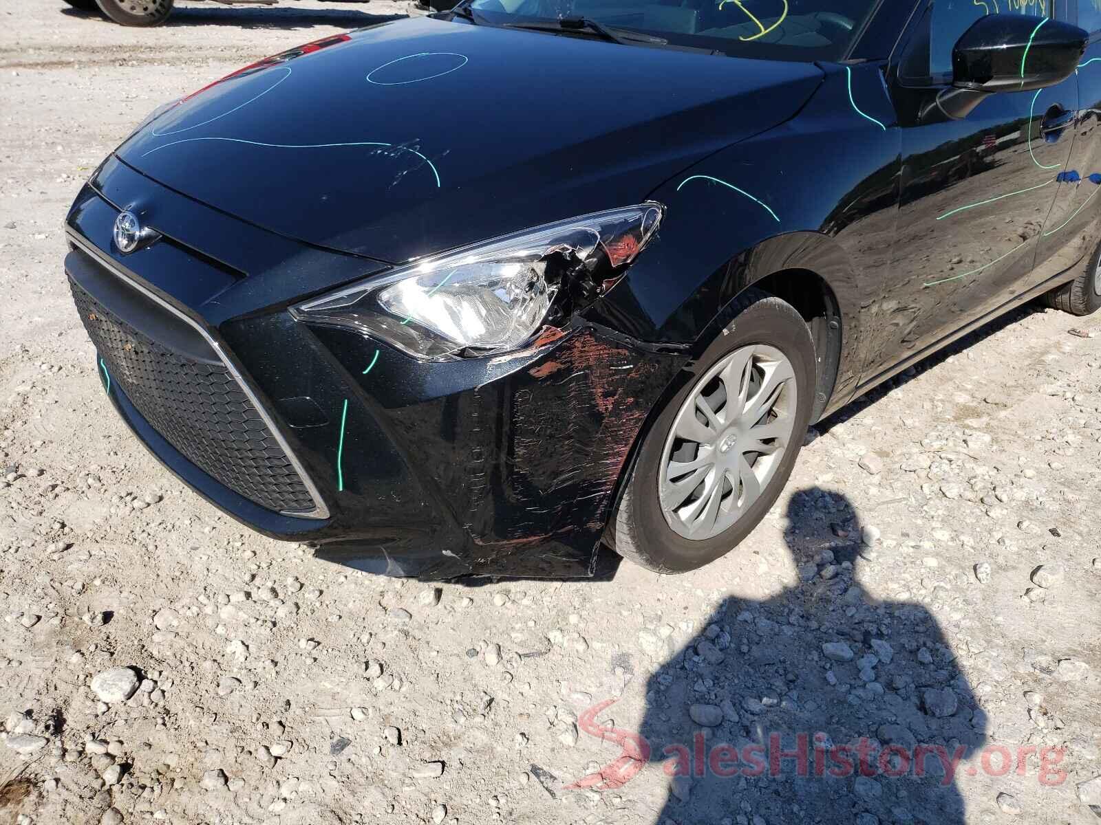 3MYDLBYV6KY526146 2019 TOYOTA YARIS