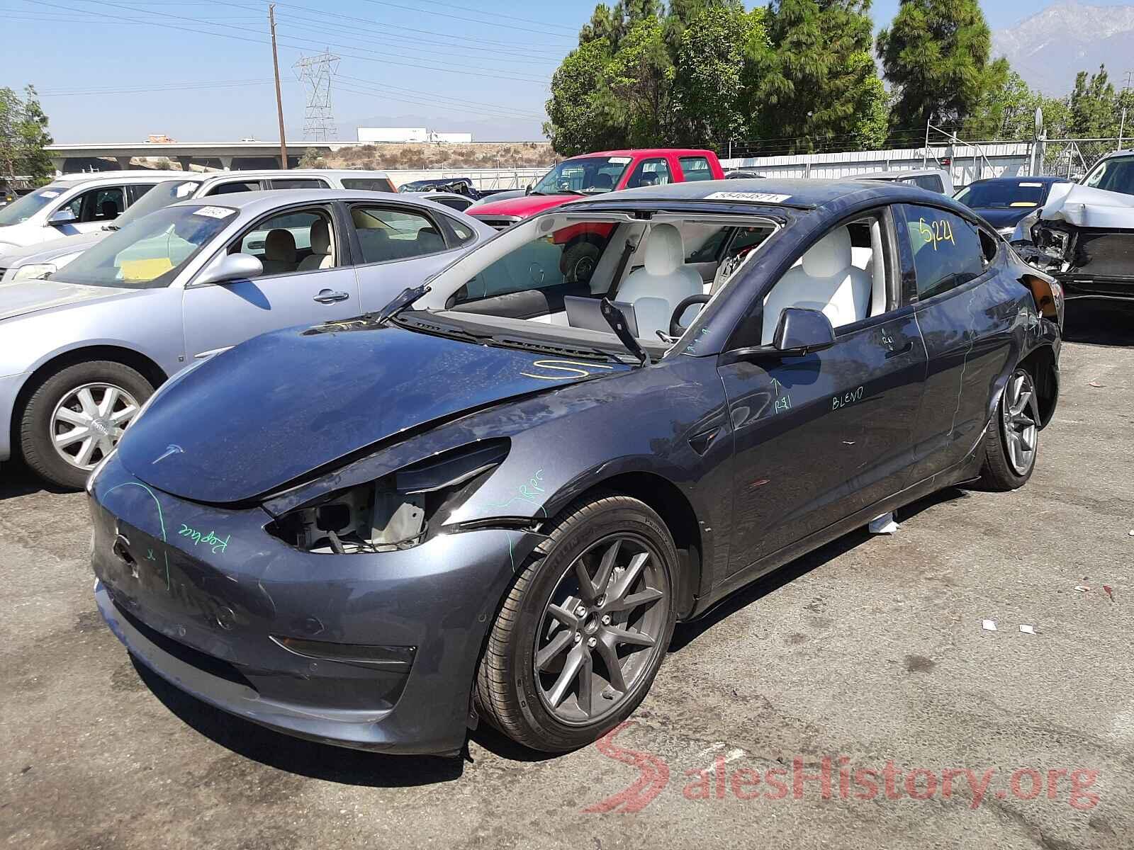 5YJ3E1EA7MF938641 2021 TESLA MODEL 3