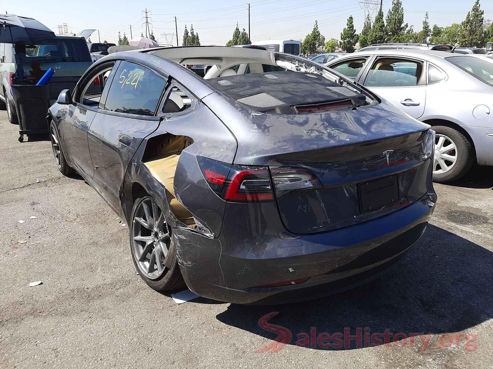 5YJ3E1EA7MF938641 2021 TESLA MODEL 3