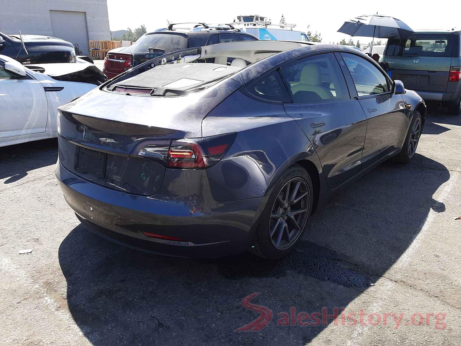 5YJ3E1EA7MF938641 2021 TESLA MODEL 3