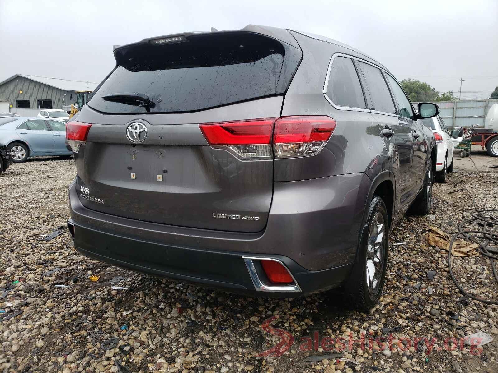 5TDDZRFH0KS971606 2019 TOYOTA HIGHLANDER