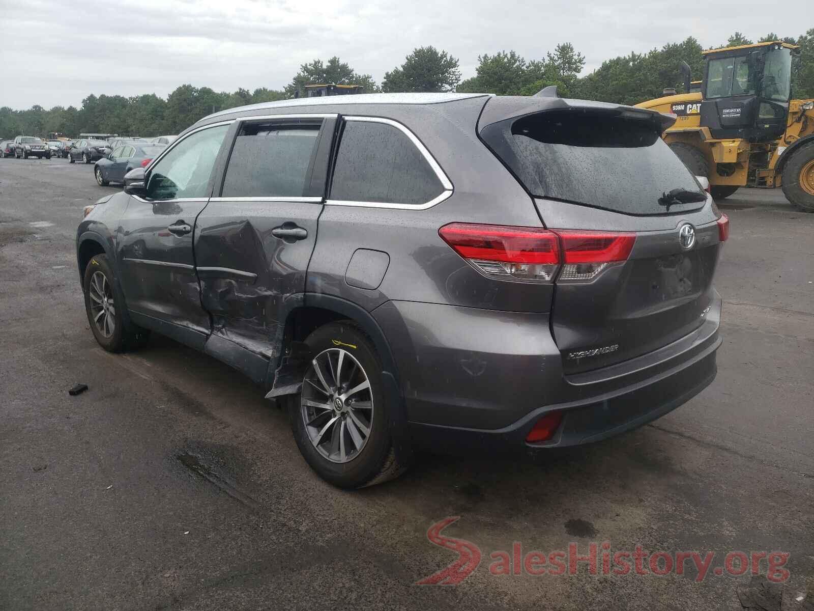 5TDJZRFH2KS619792 2019 TOYOTA HIGHLANDER