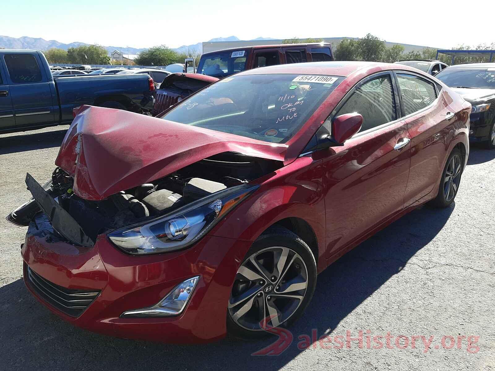 KMHDH4AEXFU373202 2015 HYUNDAI ELANTRA