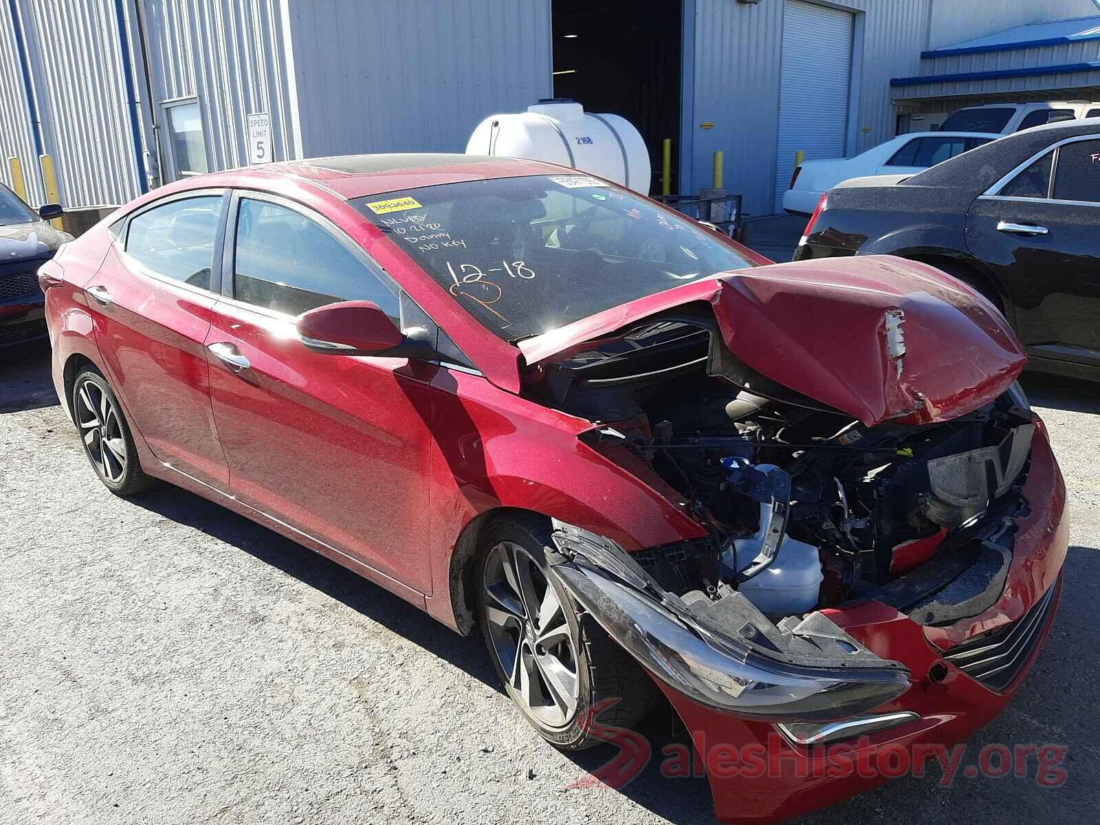 KMHDH4AEXFU373202 2015 HYUNDAI ELANTRA