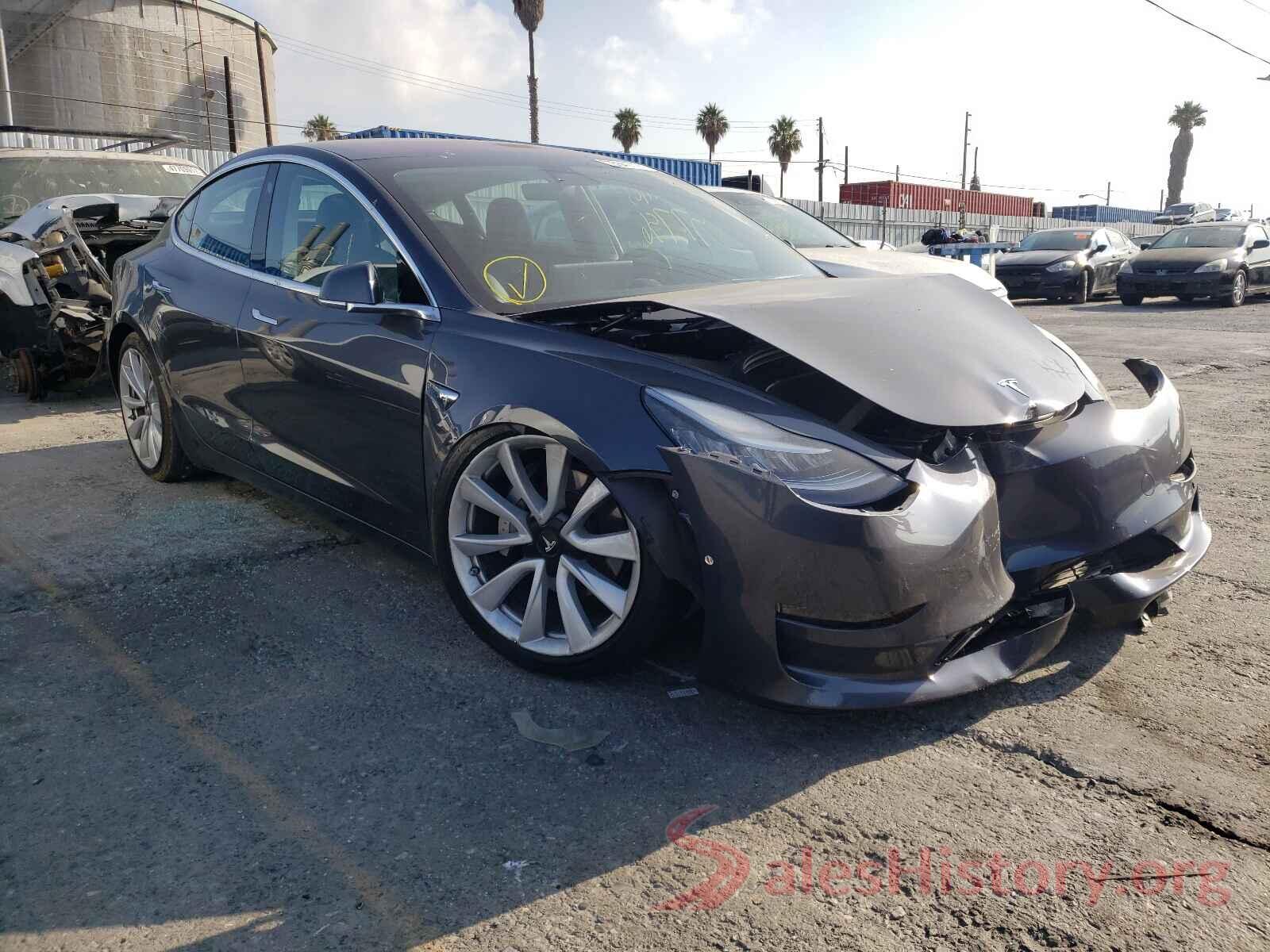 5YJ3E1EA6JF009536 2018 TESLA MODEL 3