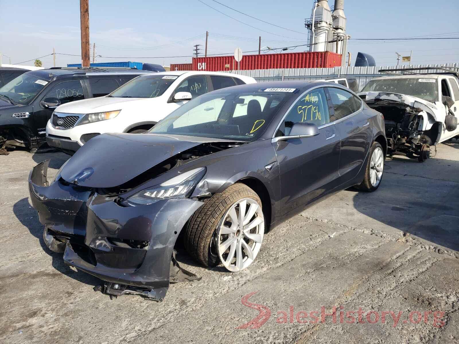 5YJ3E1EA6JF009536 2018 TESLA MODEL 3