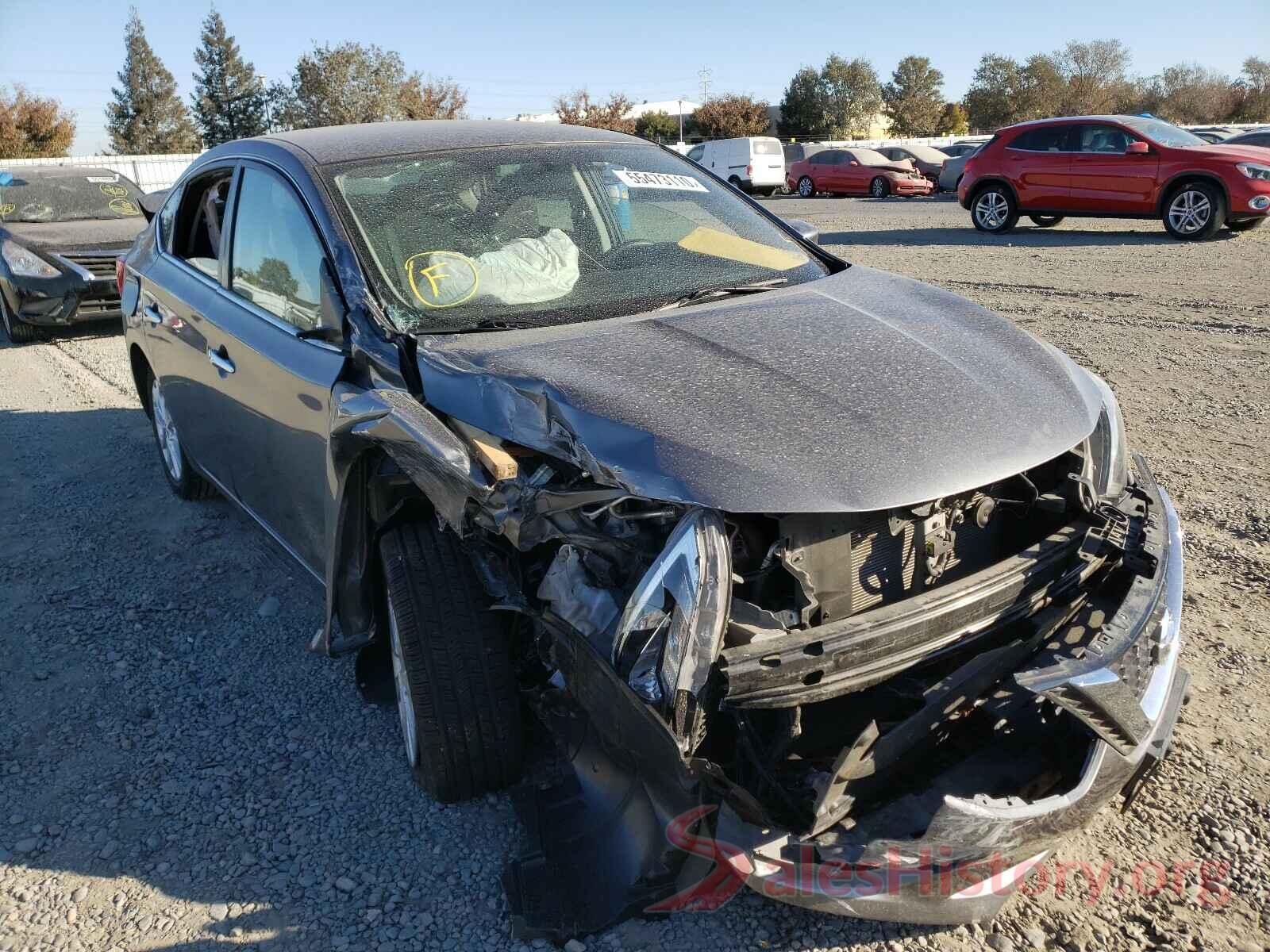 3N1AB7APXKY314351 2019 NISSAN SENTRA