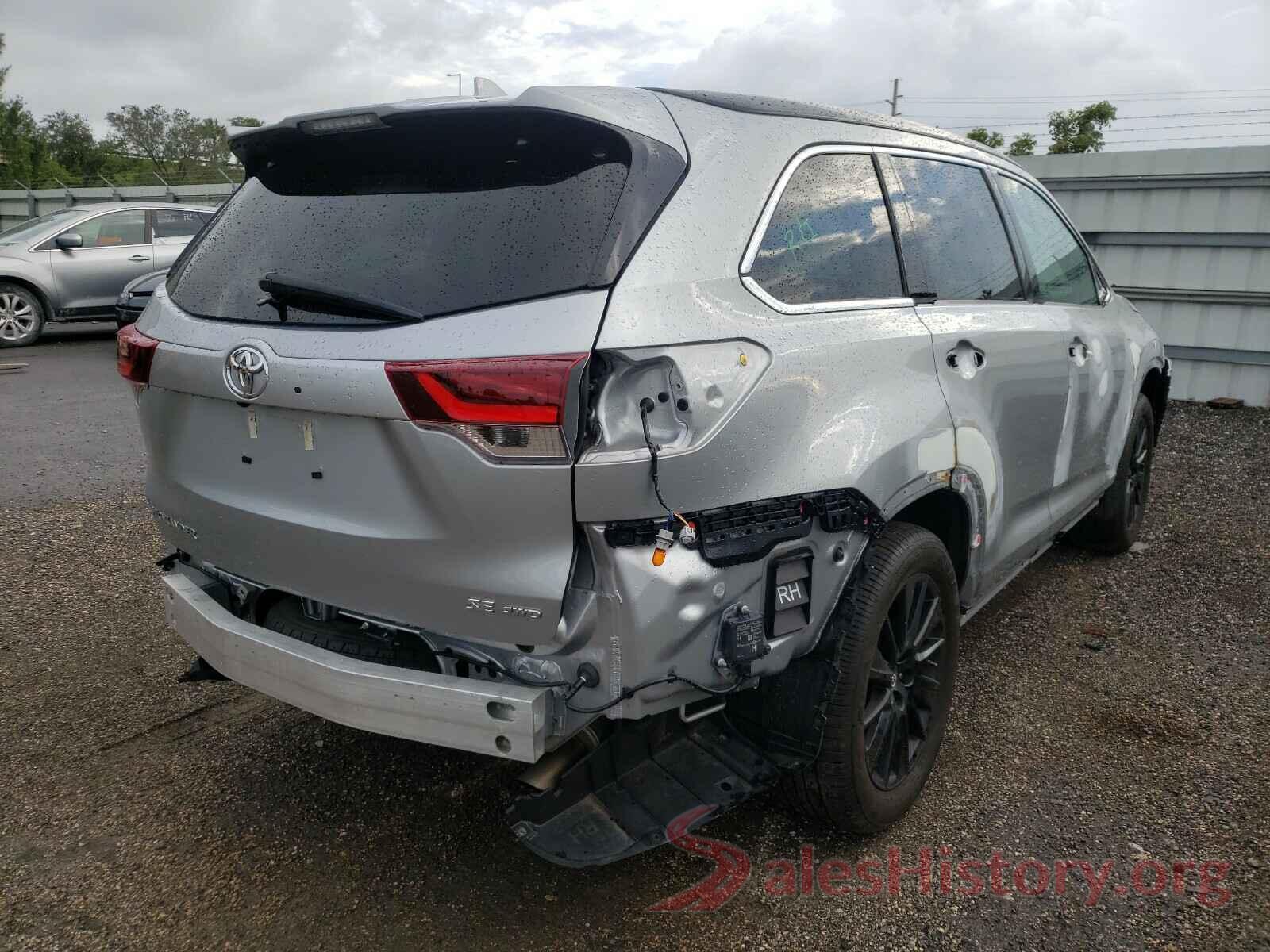 5TDJZRFH7KS568211 2019 TOYOTA HIGHLANDER