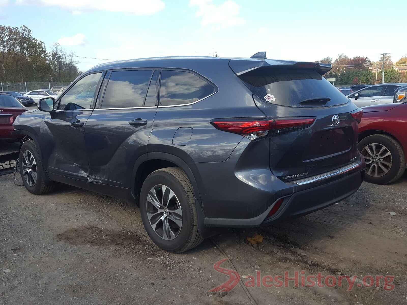 5TDHZRBH9LS011127 2020 TOYOTA HIGHLANDER