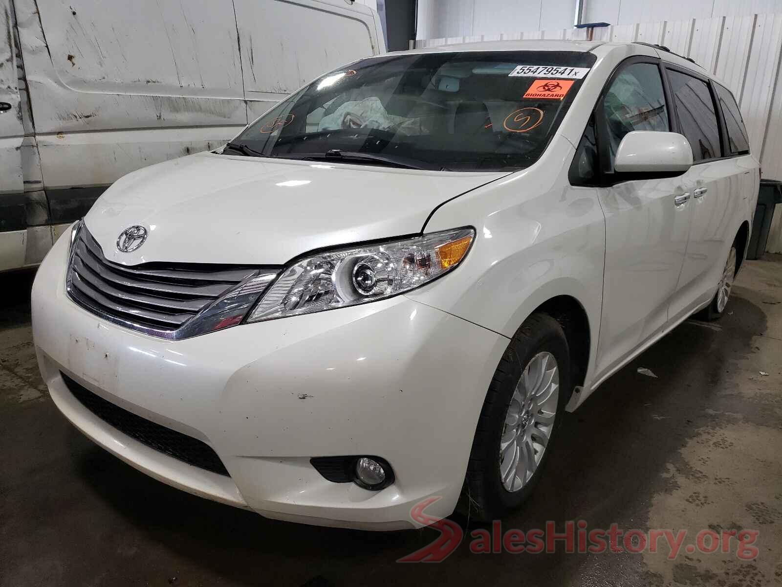 5TDYZ3DC7HS865152 2017 TOYOTA SIENNA