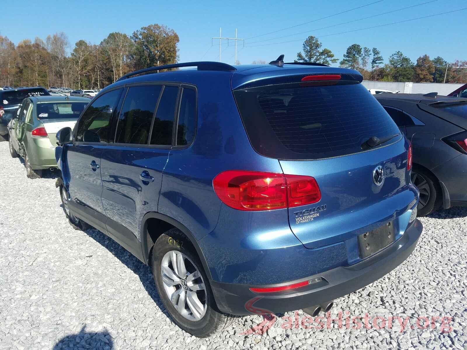 WVGAV7AX4HK003845 2017 VOLKSWAGEN TIGUAN