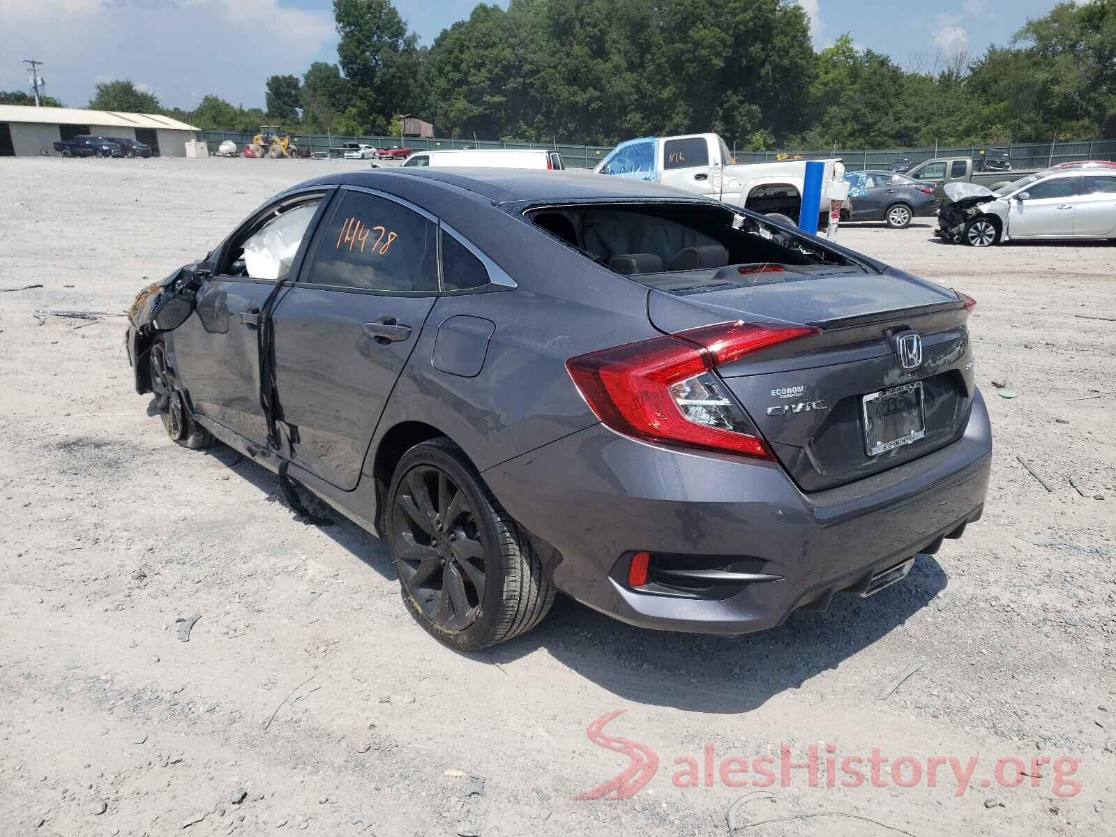 2HGFC2F87KH591518 2019 HONDA CIVIC