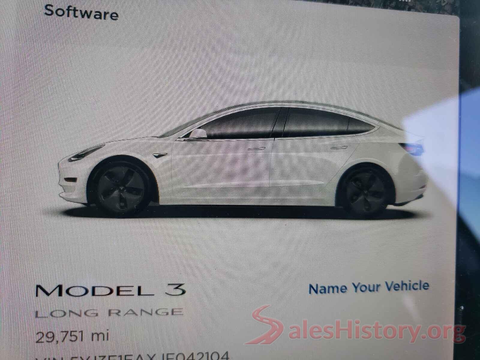 5YJ3E1EAXJF042104 2018 TESLA MODEL 3