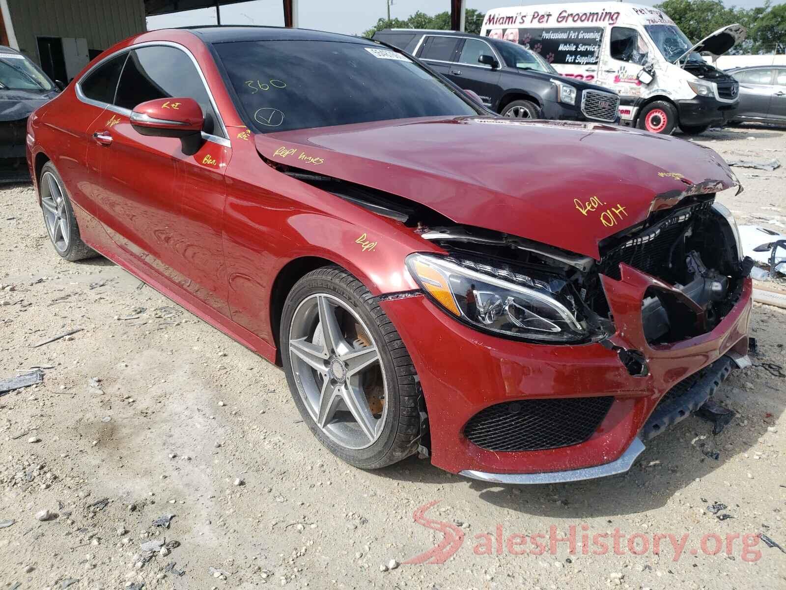 WDDWJ4JB5HF376206 2017 MERCEDES-BENZ C-CLASS