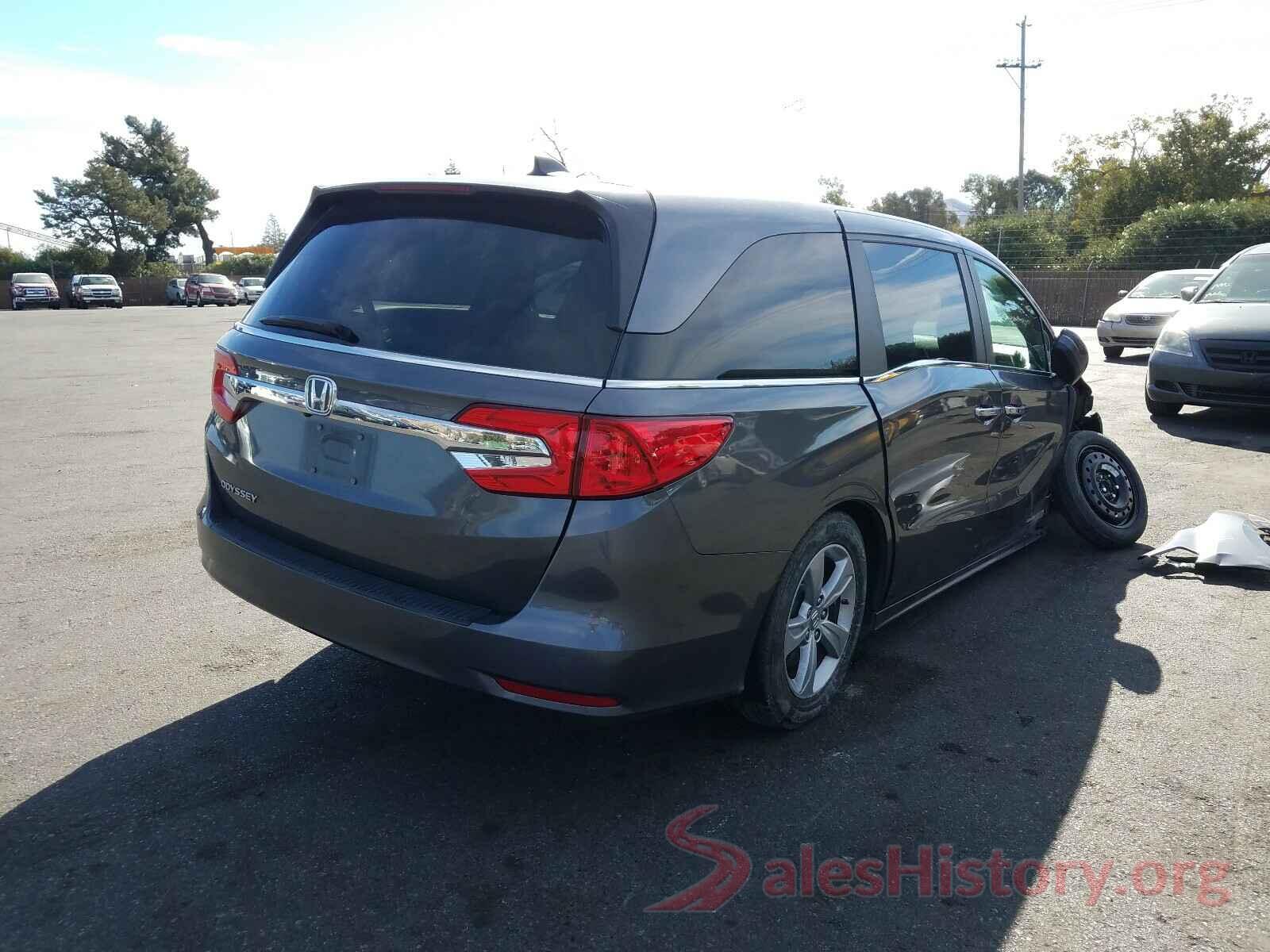 5FNRL6H57KB021465 2019 HONDA ODYSSEY