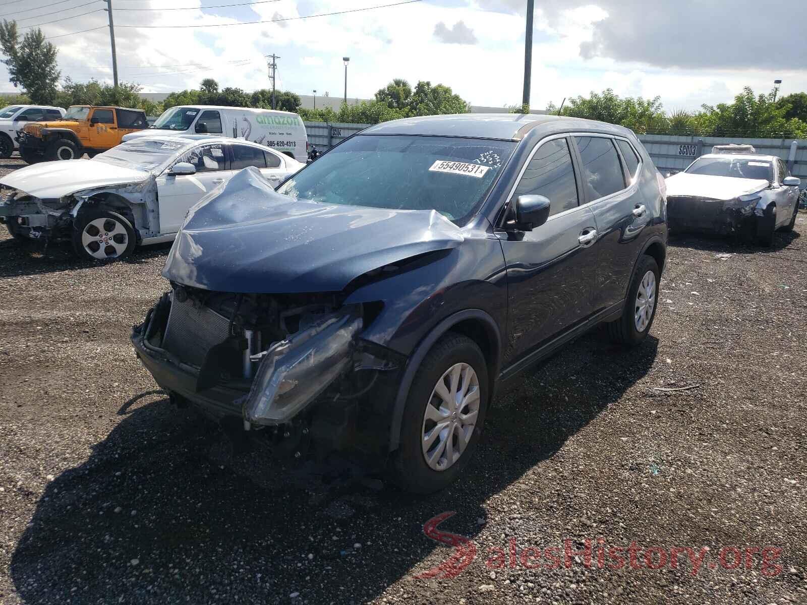 5N1AT2MTXGC877353 2016 NISSAN ROGUE