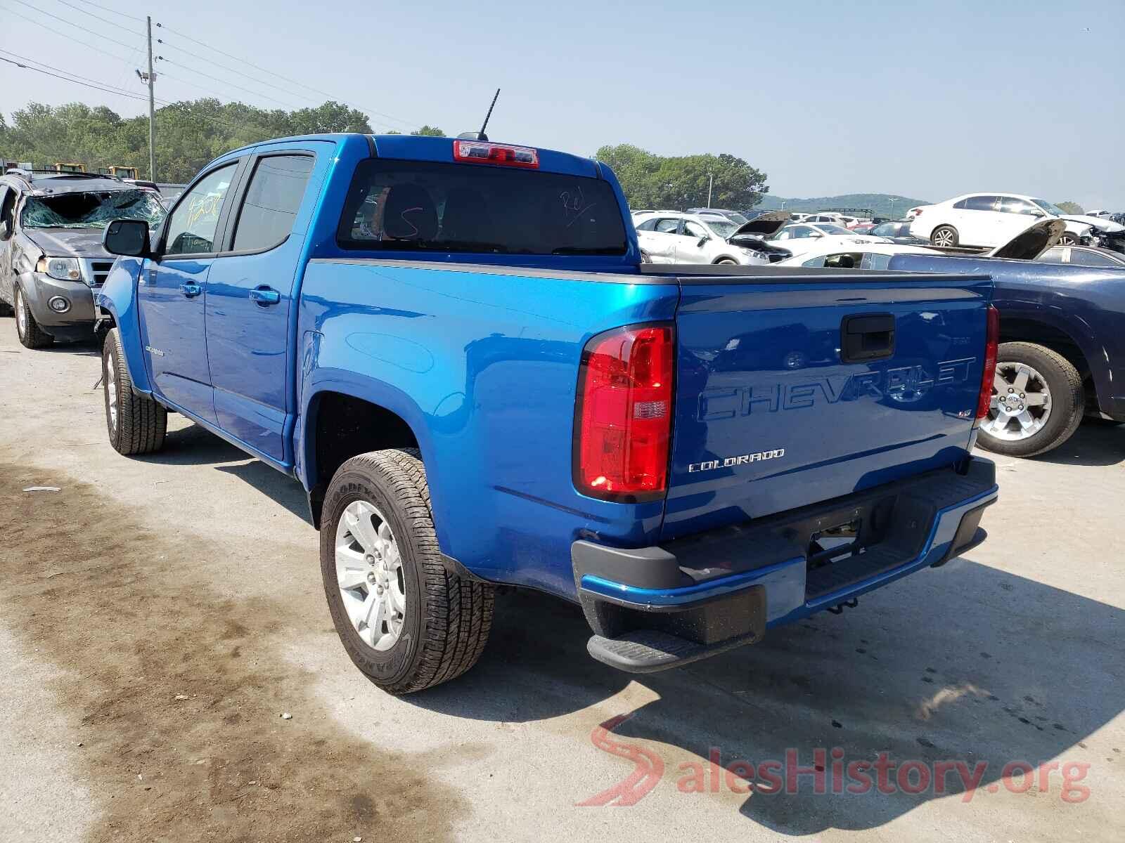 1GCGSCEN8M1209257 2021 CHEVROLET COLORADO