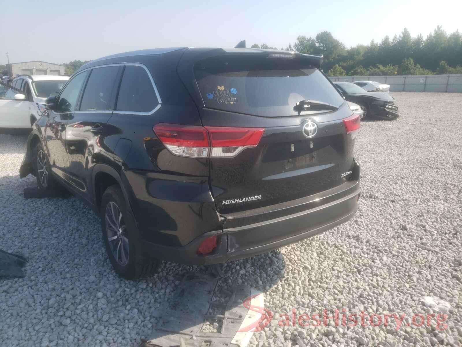 5TDJZRFH7KS564997 2019 TOYOTA HIGHLANDER