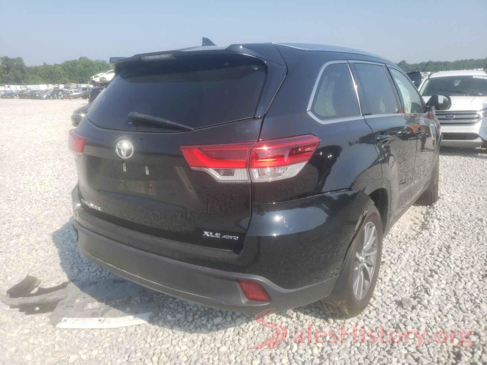 5TDJZRFH7KS564997 2019 TOYOTA HIGHLANDER