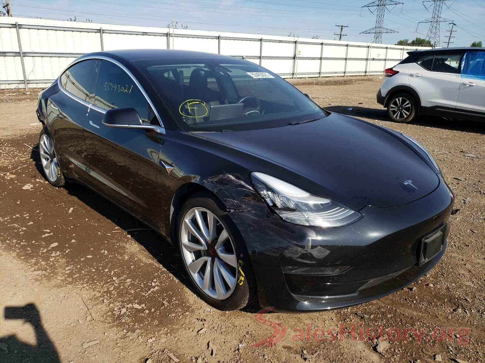 5YJ3E1EB3JF071629 2018 TESLA MODEL 3