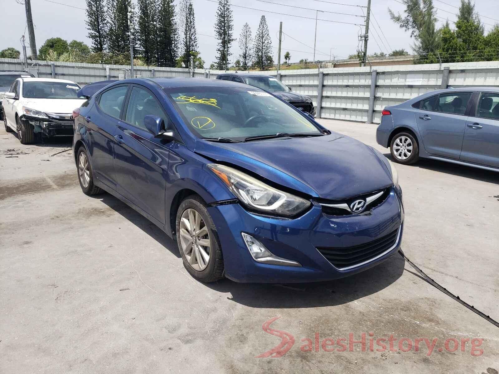 5NPDH4AE1GH661495 2016 HYUNDAI ELANTRA