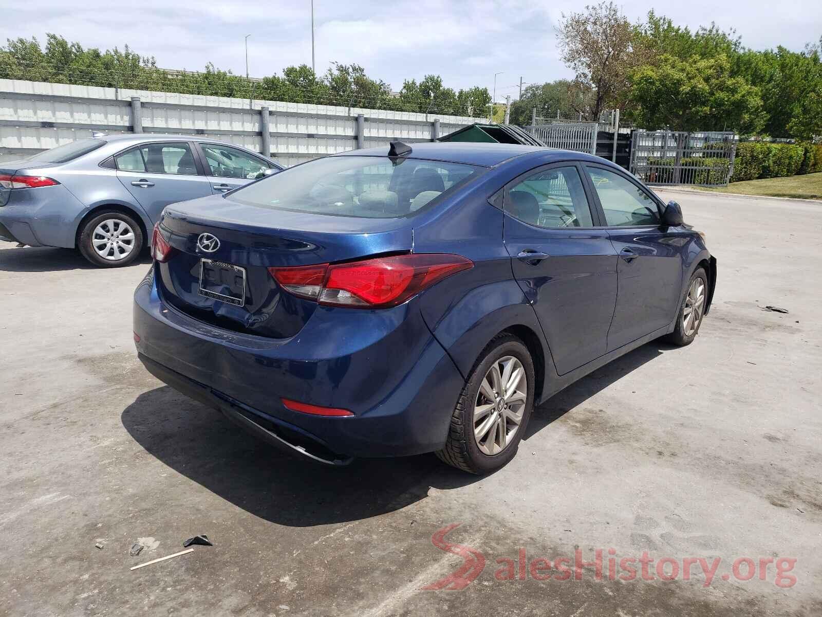 5NPDH4AE1GH661495 2016 HYUNDAI ELANTRA