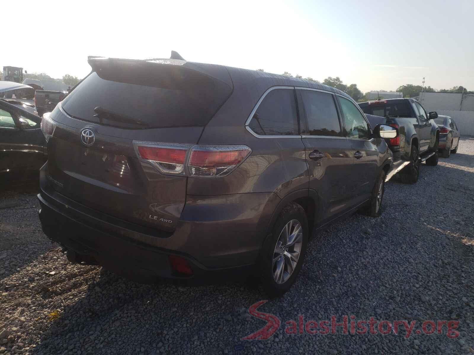 5TDBKRFH0GS354466 2016 TOYOTA HIGHLANDER