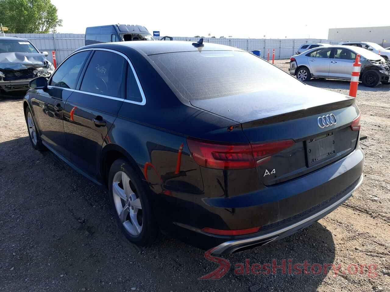 WAUDNAF40KA043797 2019 AUDI A4