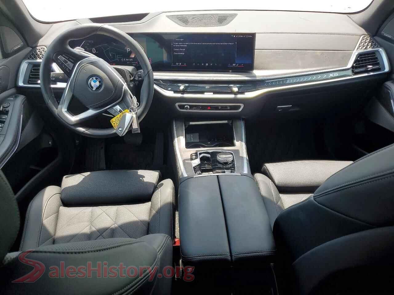 2025 BMW X5 VIN 5UX43EU00S9X36658, interior dashboard