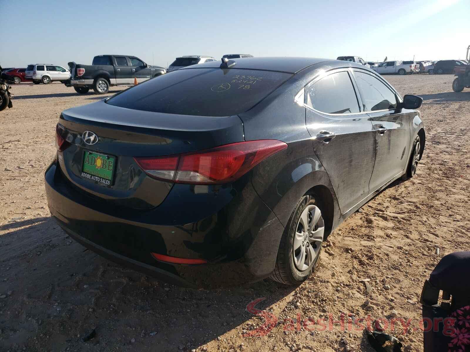 5NPDH4AE0GH699753 2016 HYUNDAI ELANTRA