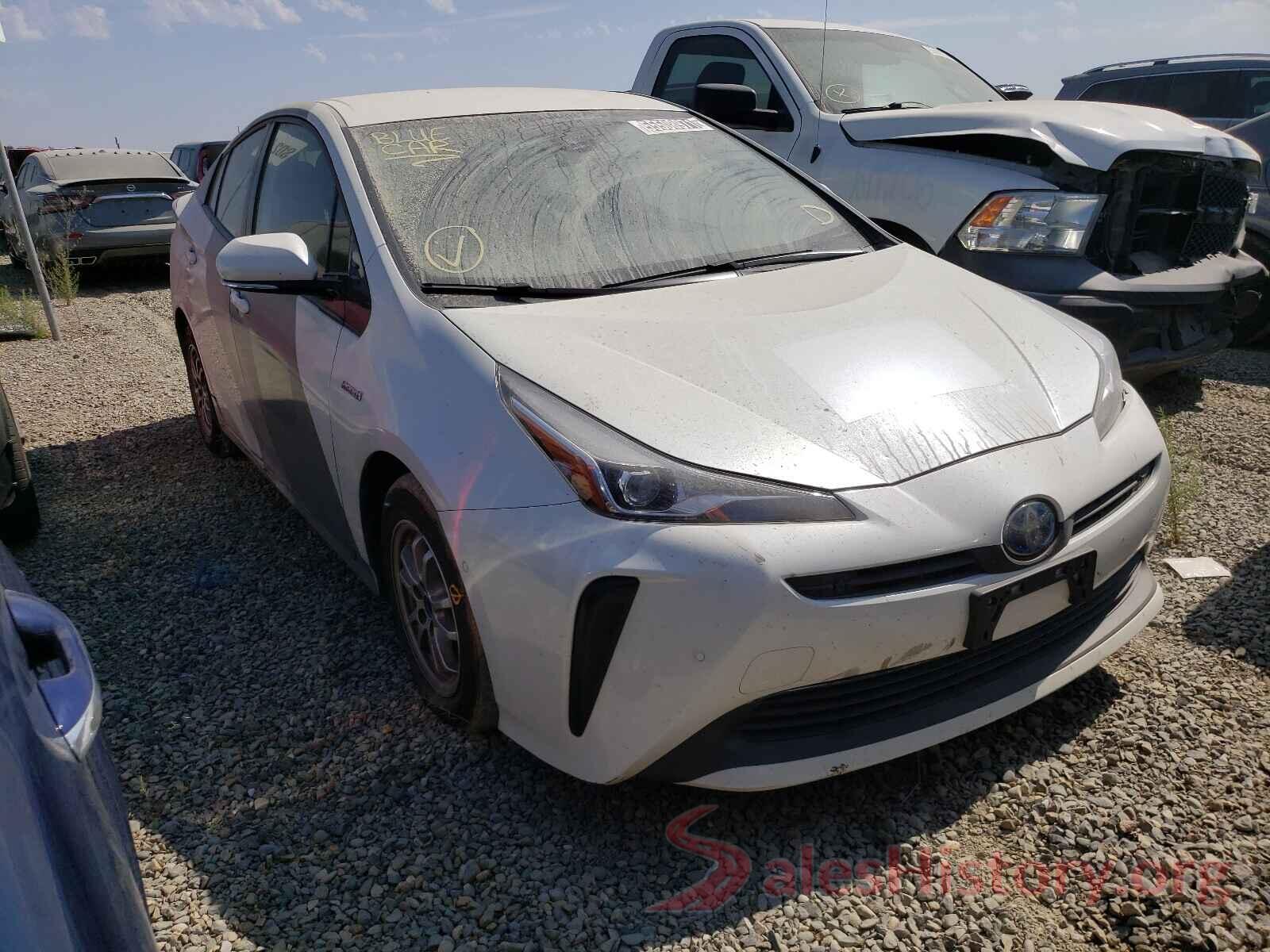 JTDKARFU5K3077114 2019 TOYOTA PRIUS